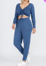 Say Yeah Ruched Jumpsuit