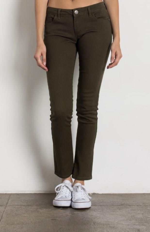 One and Only Olive Skinny Jeans